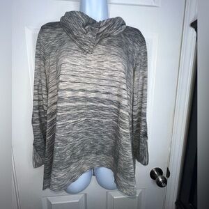 NWT Max Studio Weekend Women’s Small Gray Turtleneck Knit Sweater Tunic S